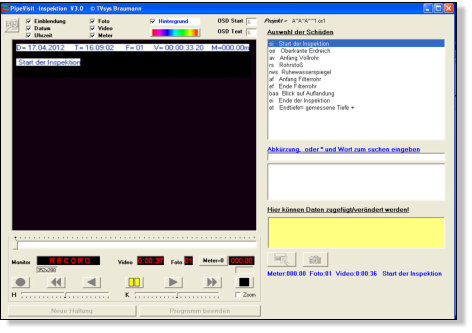 PipeVisit Inspektion
